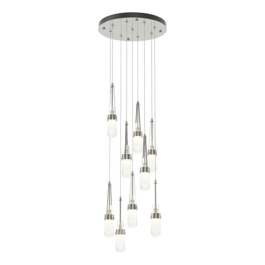 Link 9-Light Blown Glass Pendant