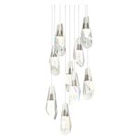 Luma 9-Light Large Crystal Pendant