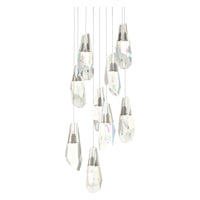 Luma 9-Light Large Crystal Pendant