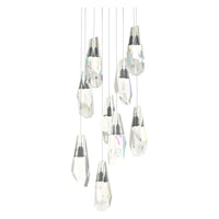 Luma 9-Light Large Crystal Pendant