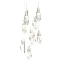 Luma 9-Light Large Crystal Pendant