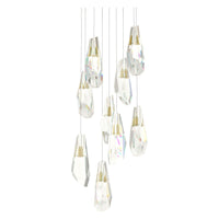 Luma 9-Light Large Crystal Pendant