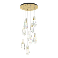 Luma 9-Light Large Crystal Pendant