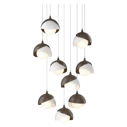 Brooklyn 9-Light Double Shade Pendant