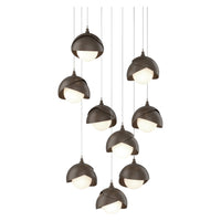 Brooklyn 9-Light Double Shade Pendant