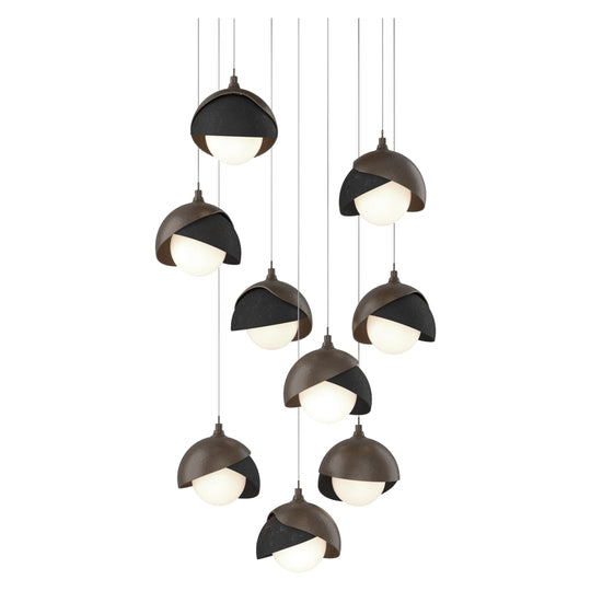 Brooklyn 9-Light Double Shade Pendant