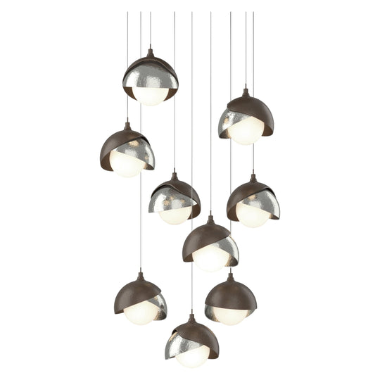 Brooklyn 9-Light Double Shade Pendant