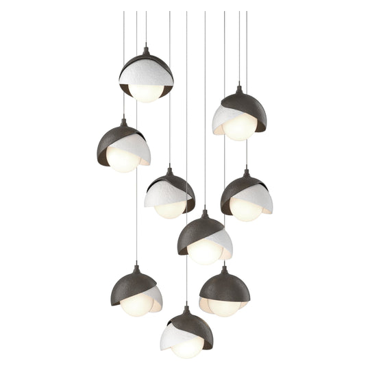 Brooklyn 9-Light Double Shade Pendant