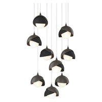 Brooklyn 9-Light Double Shade Pendant