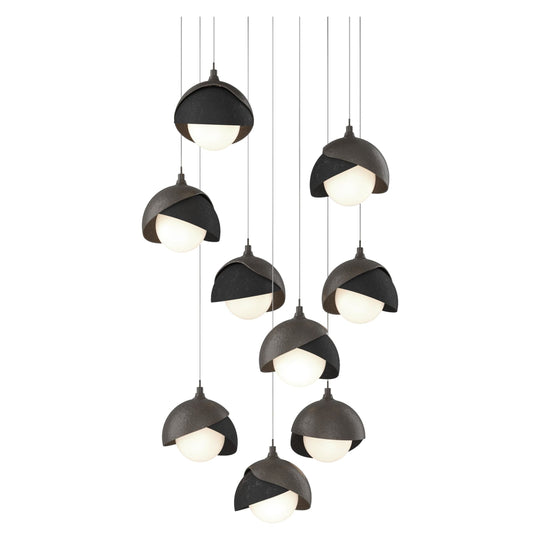 Brooklyn 9-Light Double Shade Pendant