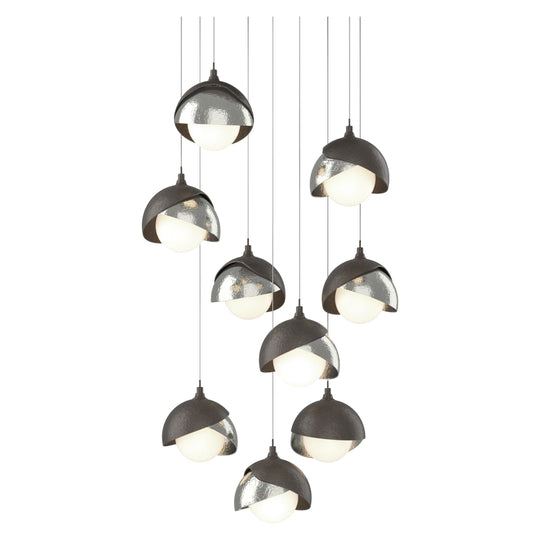 Brooklyn 9-Light Double Shade Pendant