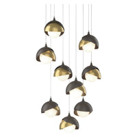 Brooklyn 9-Light Double Shade Pendant