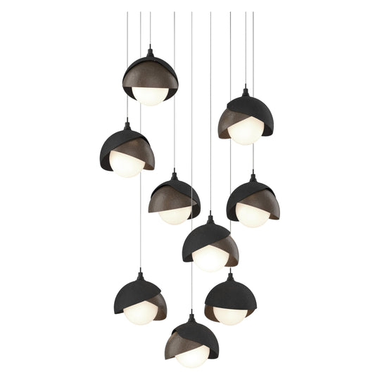 Brooklyn 9-Light Double Shade Pendant
