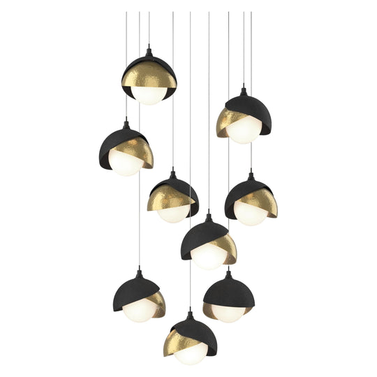 Brooklyn 9-Light Double Shade Pendant
