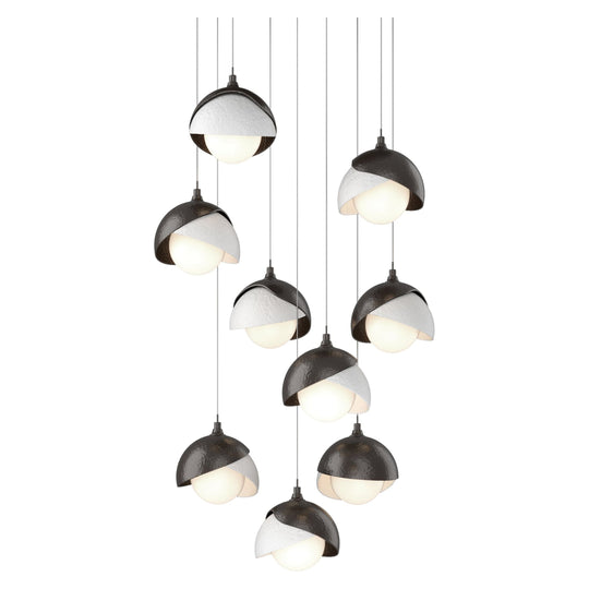 Brooklyn 9-Light Double Shade Pendant