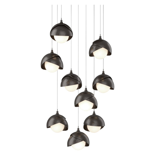 Brooklyn 9-Light Double Shade Pendant