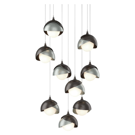 Brooklyn 9-Light Double Shade Pendant