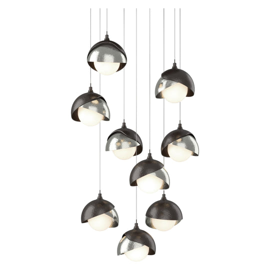 Brooklyn 9-Light Double Shade Pendant
