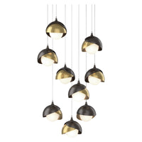Brooklyn 9-Light Double Shade Pendant