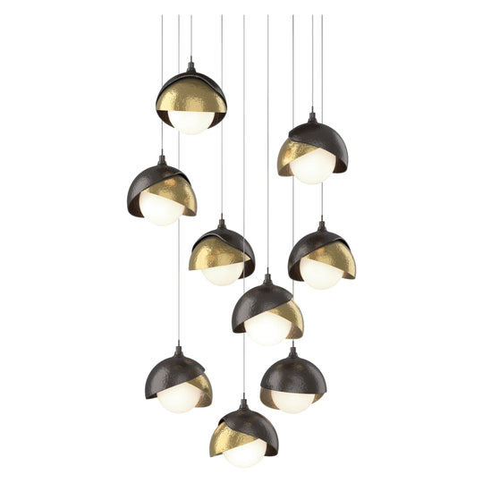 Brooklyn 9-Light Double Shade Pendant