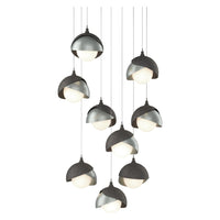 Brooklyn 9-Light Double Shade Pendant