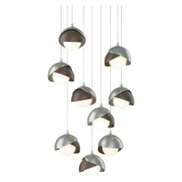 Brooklyn 9-Light Double Shade Pendant