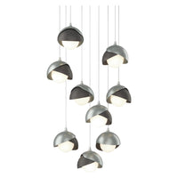Brooklyn 9-Light Double Shade Pendant