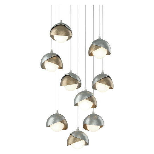 Brooklyn 9-Light Double Shade Pendant