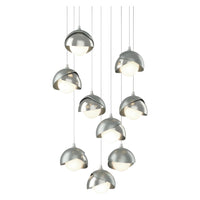 Brooklyn 9-Light Double Shade Pendant