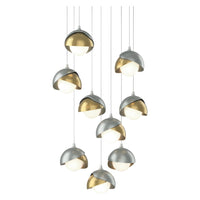 Brooklyn 9-Light Double Shade Pendant