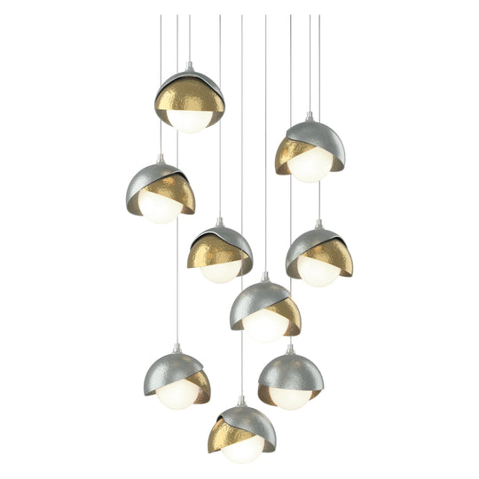 Brooklyn 9-Light Double Shade Pendant