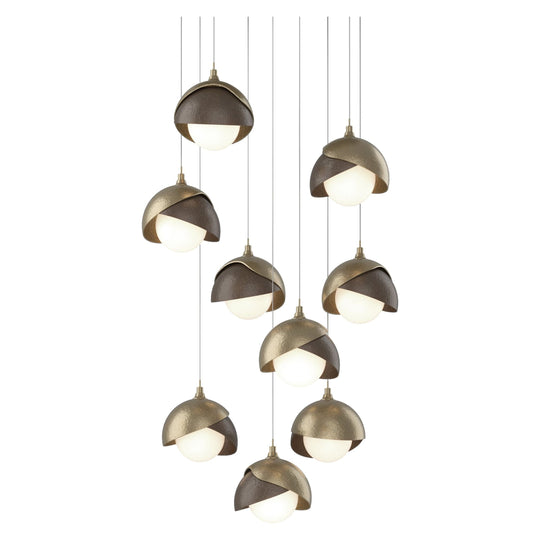 Brooklyn 9-Light Double Shade Pendant