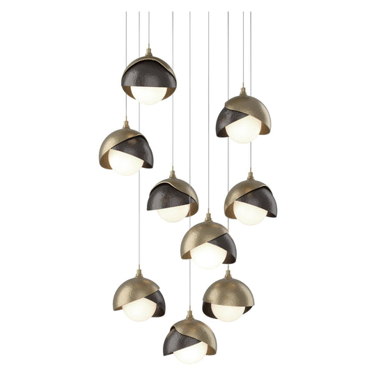 Brooklyn 9-Light Double Shade Pendant
