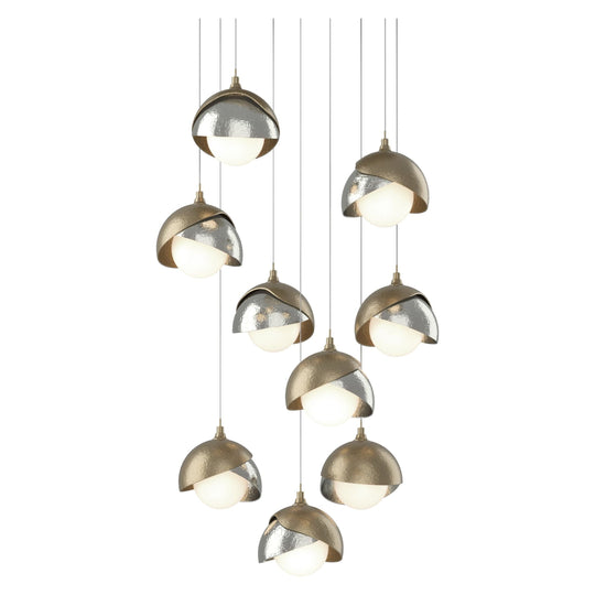 Brooklyn 9-Light Double Shade Pendant
