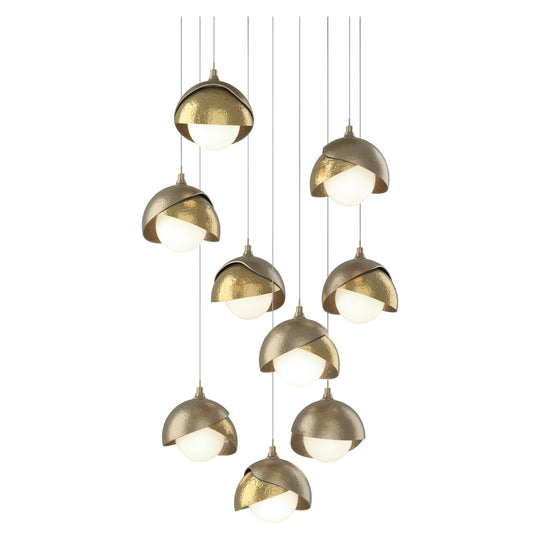 Brooklyn 9-Light Double Shade Pendant
