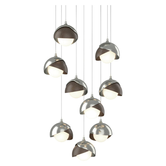Brooklyn 9-Light Double Shade Pendant