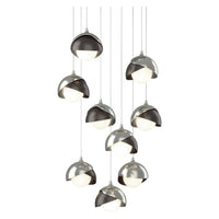 Brooklyn 9-Light Double Shade Pendant