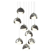 Brooklyn 9-Light Double Shade Pendant