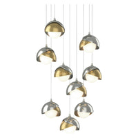 Brooklyn 9-Light Double Shade Pendant