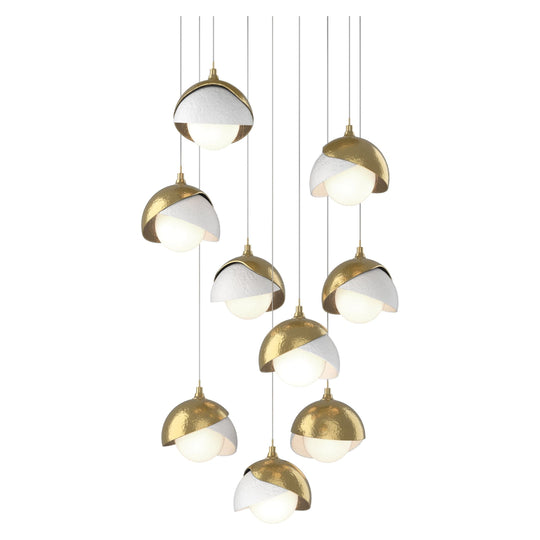 Brooklyn 9-Light Double Shade Pendant