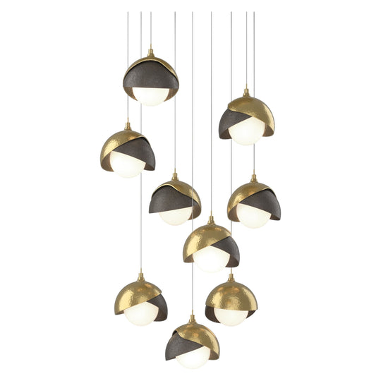 Brooklyn 9-Light Double Shade Pendant