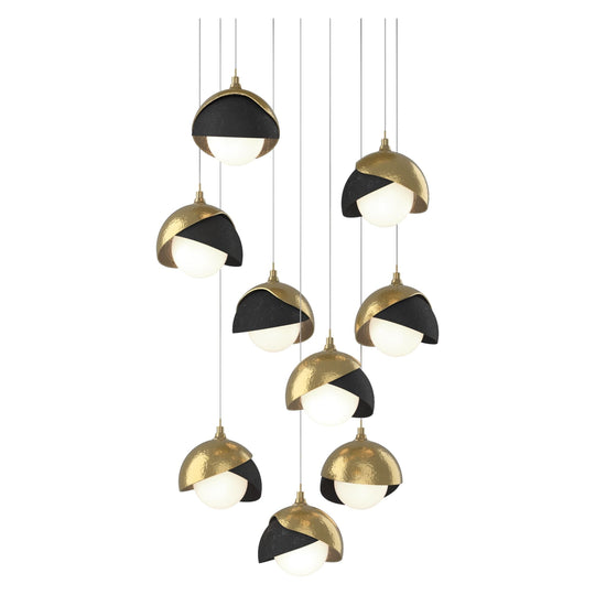 Brooklyn 9-Light Double Shade Pendant