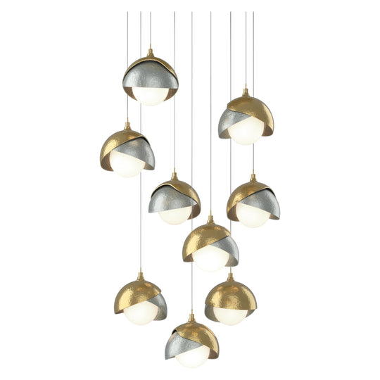 Brooklyn 9-Light Double Shade Pendant
