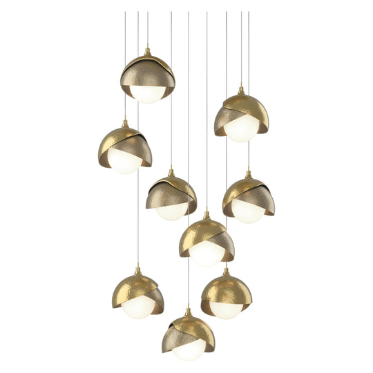 Brooklyn 9-Light Double Shade Pendant