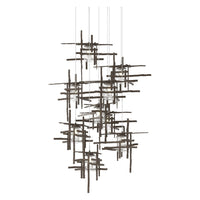 Tura 9-Light Seeded Glass Pendant