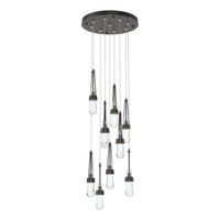 Link 9-Light Clear Glass Pendant