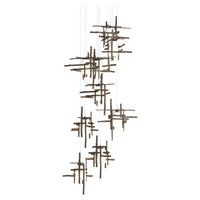 Tura 9-Light Frosted Glass Pendant