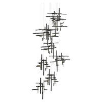 Tura 9-Light Frosted Glass Pendant