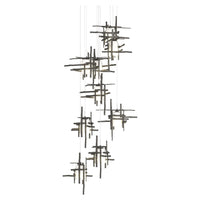 Tura 9-Light Frosted Glass Pendant