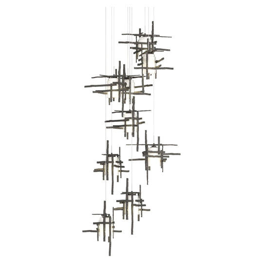 Tura 9-Light Frosted Glass Pendant